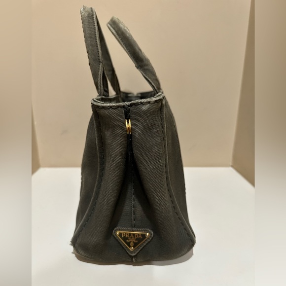 Prada Canapa Tote Militare (army green) - Picture 4 of 13